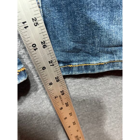 Levi 569 Mens Relaxed Straight Jenas Size 36 (Waist & Length Has Been Adjusted) - Picture 4 of 8
